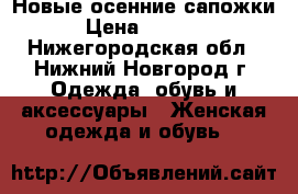  Новые осенние сапожки › Цена ­ 1 000 - Нижегородская обл., Нижний Новгород г. Одежда, обувь и аксессуары » Женская одежда и обувь   